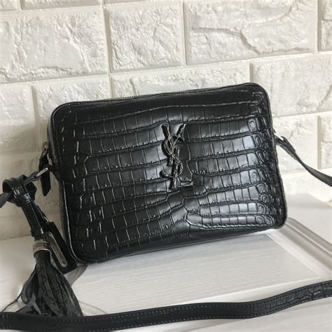 green velvet ysl bag|YSL crocodile crossbody bag.